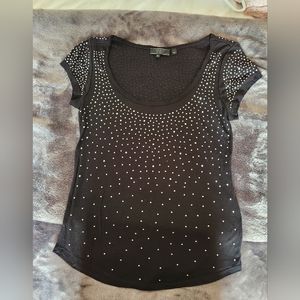 Guess black sequin tee.